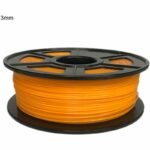 Filament d'imprimante 3D Consommables pour imprimante 3D Câble orange PLA Soigneusement 1.75mm/3.0mm Poids Net 1KG Bobine de Filament écologique