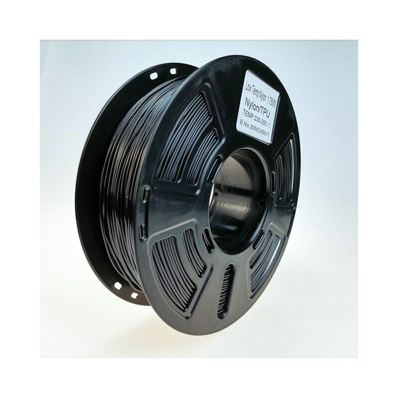 Filament pour impression 3D, Nylon à basse température/TPU, alliage de Fiber de carbone, 1kg, 1