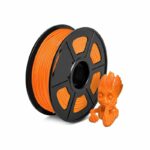 Filament pour impression 3D, consommable d'imprimante en PLA, soie PLA PLUS PETG, couleur arc-en-ciel, livraison gratuite, 1KG, 1.75MM,PLA Orange
