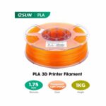 Filament pour imprimante 3D, matériau d'impression en pla Transparent, 1.75mm, bobine de 1KG(2.2 LBS),Orange - Fuienko