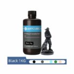 Fuienko - résine sensible aux uv, haute précision, durcissement rapide, imprimante lcd 3D, matériaux d'impression pour Photon Mono X,Black 1kg,Espagne