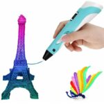Stylo 3D pour enfants, stylo d'impression 3D avec recharges de filament pla 5 couleurs, stylo 3D Doodle, cadeau d'artisanat parfait pour enfants et